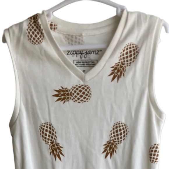 Zippyjamz tank top pants sleeper romper 3T NWT - Picture 2 of 3